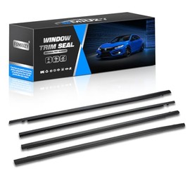 Burlete de puerta y ventana, sello de moldura, tira de barrido de fieltro para Honda Civic 2016 2017 2018 2019 2020 2021 sedán de 4 puertas, reemplaza 72450-TEA-T01 72410-TEA-T01 72950-TEA-T01