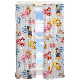 Franco Kids Paw Patrol - Juego de cortinas para ventana de oscurecimiento de habitación, 84 x 63 pulgadas
