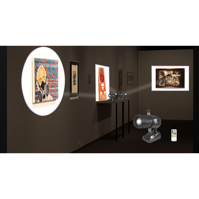 LED Shapeable Spotlight with Adjustable Stand,SENLAN spot Light for Gallery,muserm,Concert,Stage