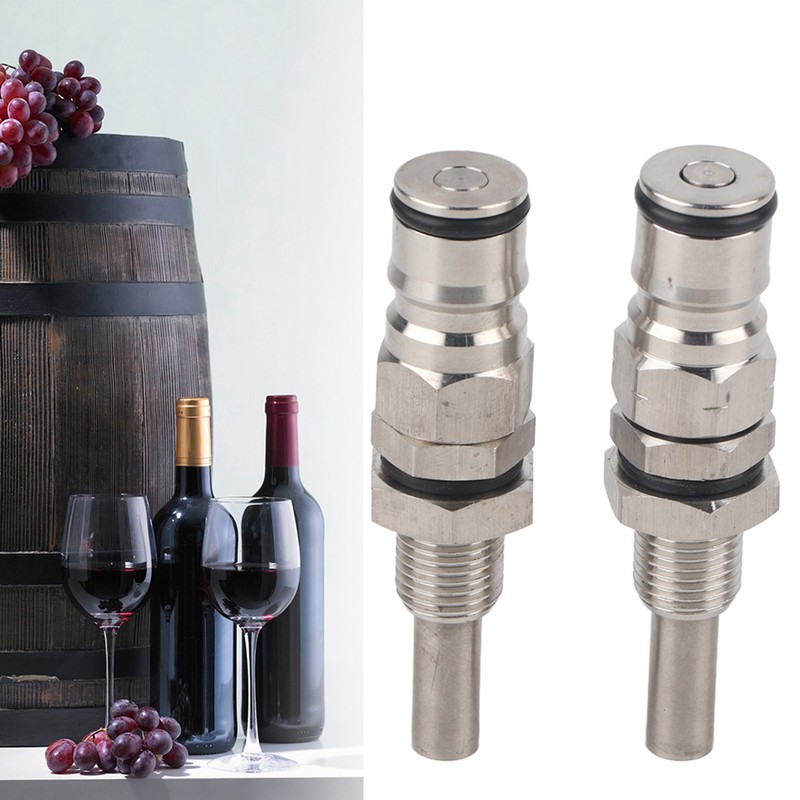 2pcs/ Set Stainless Steel Sturdy Keg Beer Ball Lock Post