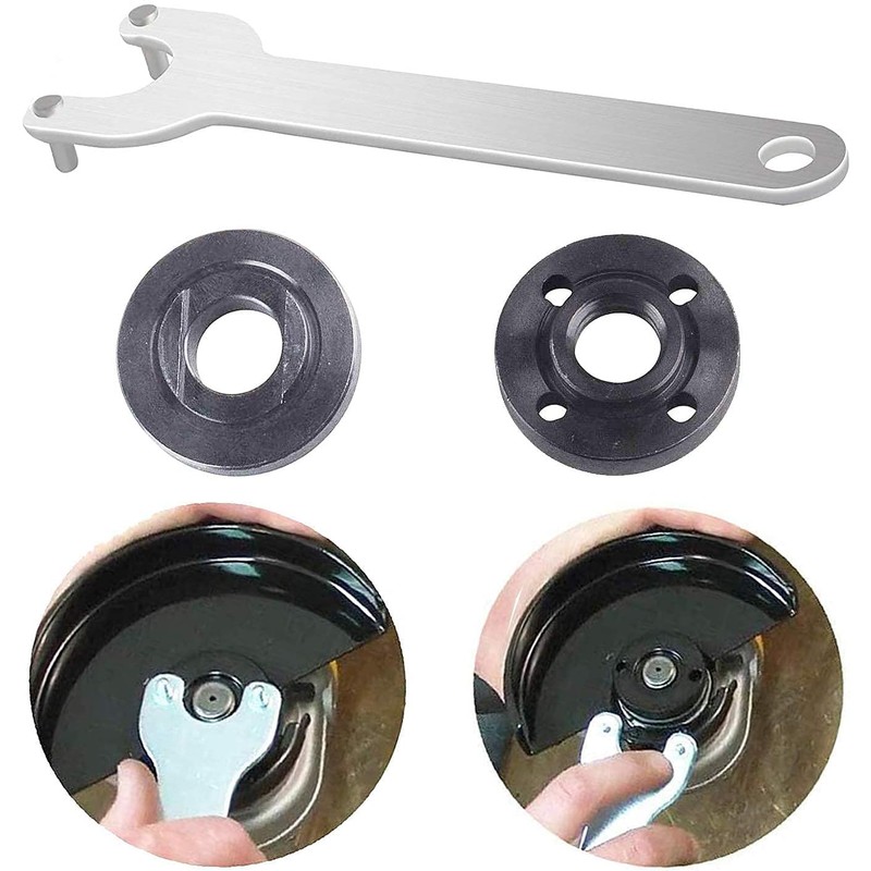 Inner Outer Angle Grinder Flange Nut Compatible with Dewalt Ryobi