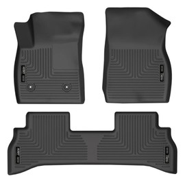 Husky Liners Weatherbeater Floor Mats | Fits 2021-2024 Buick Encore GX (Front Wheel Drive Only) | Front & 2nd Row, 3-pc Black - 95171