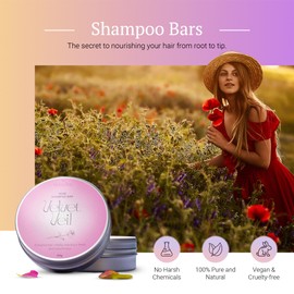 RelaxZing Cleansing Shampoo Bar, Natural Clarifying Shampoo, Revitalizes Hair and Scalp, Gently Exfoliates, Encourages Growth, Controls Dandruff and Dryness, Seaweed, 60g