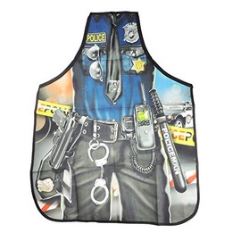 Glamour Girlz Mens Womens Chef Kitchen Cooking Baking BBQ Rude Joke Naughty Funny Novelty Present Stag Do Party Gift Pinny Pinafore Apron Birthday Christmas Police Man Officer