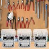 3 Pcs Battery Disposal Container 1 Gallon Dry Cell Storage