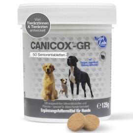 NutriLabs Canicox®-GR Tablets for Senior Dogs Pack of 50 - Senior Tablets for Dogs with MSM, Chondroitin, Glucosamine, Ginseng, Hawthorn and Much More - Health Products for Dogs