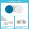 Aoutrow 16 Pack Contact Lens Case Box, Mini Contact Lens