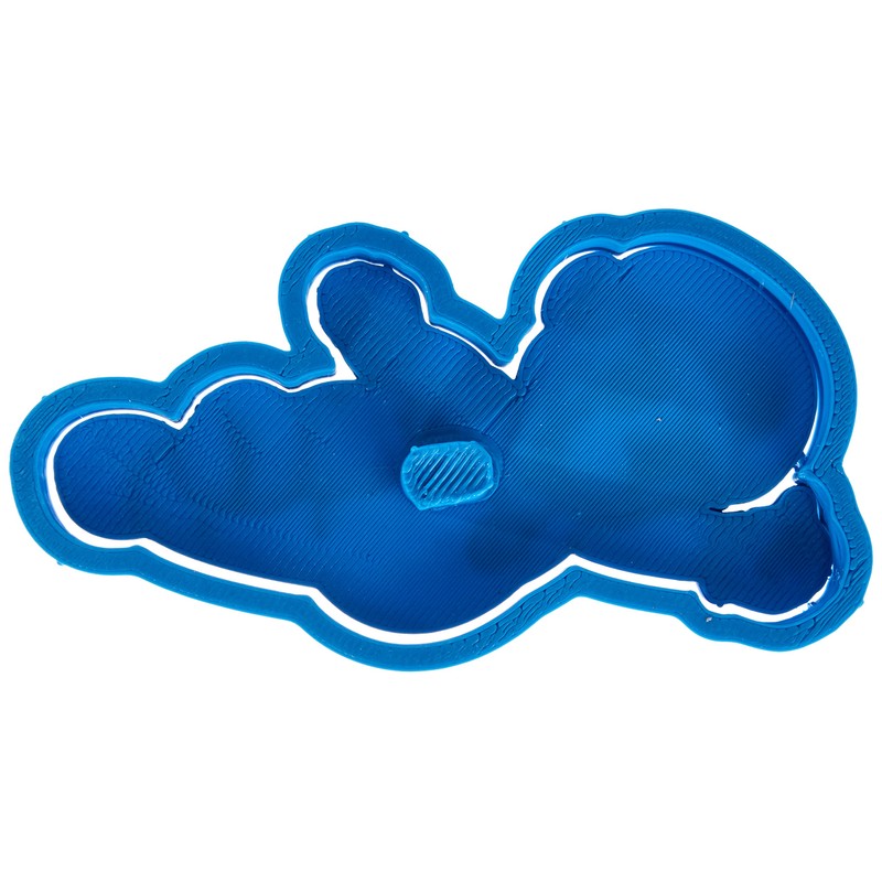 Cuticuter Bros Mario Cookie Cutter, Blue, 8 x 7 x