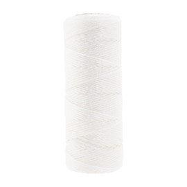 Mandala Crafts White Baker Twine Metallic Twine for Gift Wrapping - 11 Ply 55 Yards Decorative Bakers Twine String for Crafts Christmas Holiday Wedding