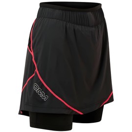 OMM Pace Skort - Black/Pink, Small