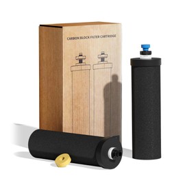 Joypur NSF/ANSI 42&372 Certified Replacement Filter Elements,Replacement for Berkey® BB9-2® Black Filters Elements ProOne® Big+ or Berkey® Big+ Purwell Gravity Water Filter System (2 Pack)