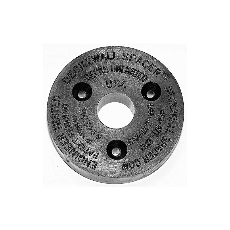 Deck2Wall D2W58-10PK Deck2Wall Spacer 2-1/2"X 5/8" Thick 10 Per Pack