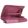 Fabretti Leather and Fabric Purse - Pink