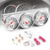 Dyno Racing 2inch 52MM Triple Gauge kit Volt Meter Water