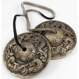 Dragon Tingsha Cymbals 3"