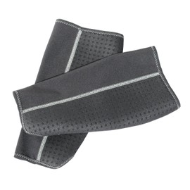 Synapse Supporter Compression Calf Comp (Black Silver), Large Size (15.4 - 17.7 inches (39 - 45 cm), Calf Compression, erg, Titanium, Elg, Compression, Training, Tennis, Skiing, Snowboarding, Golf,