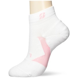 Bridgestone Golf Women's Golf Socks, Hypersox 3D Socks, Basic SOG352, Ankle Length, white (WH)