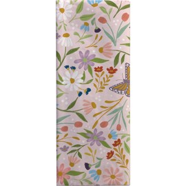 Jillson & Roberts 20" x 30" Printed Gift Tissue for Birthdays, Wine Bags, Weddings, Delicate Floral, 24 Folded Sheets