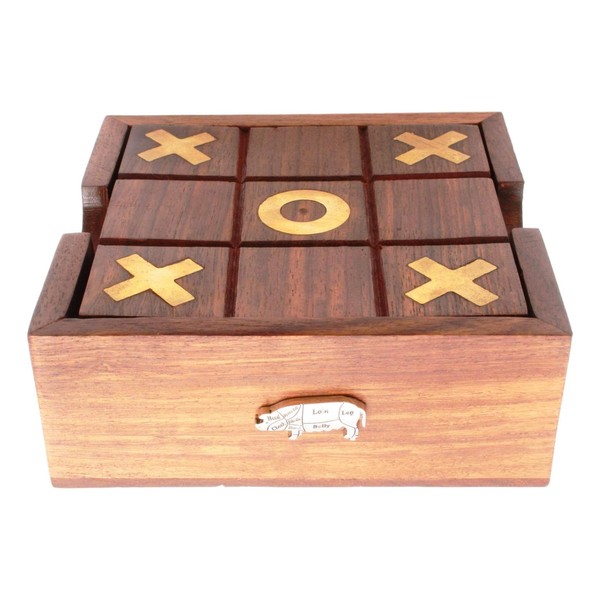 Gamekeepers Cottage gifts Butcher Pig Wooden Noughts & Crosses &