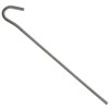 W4 Steel Tent Pegs - Silver, 9 Inch