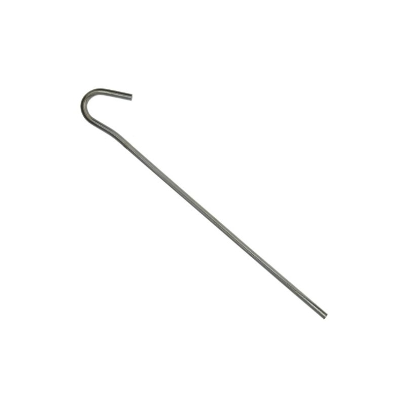 W4 Steel Tent Pegs - Silver, 9 Inch