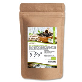 Mynatura Organic Black Earl Grey Tea, Tea Blend, Black Tea, Natural Product, Tea Drink, in Bag (1000 g)