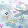 PandaHall 200 Pieces Acrylic Linking Rings, 10 Colours Quick Link