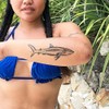 Great White Shark - Shark Tattoo/Great White Shark Temporary Tattoo