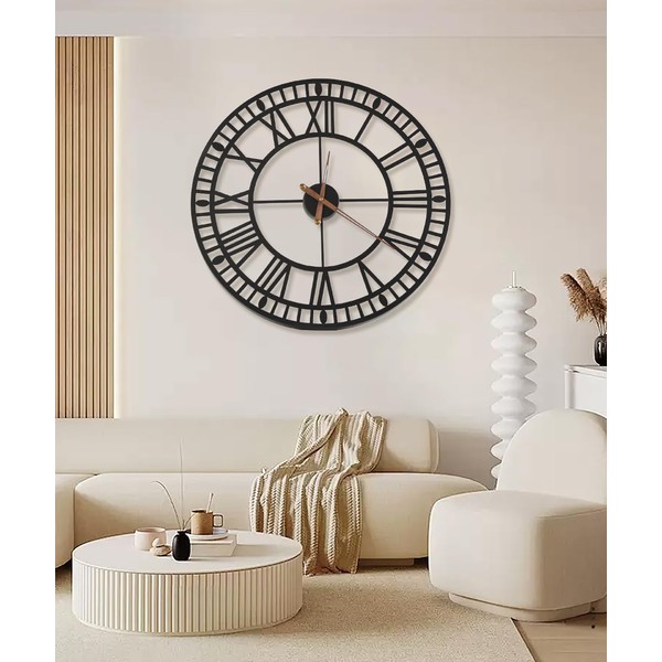 MIGENHOME Wall Clock Decorative 16 Inches Large Wall Clocks for