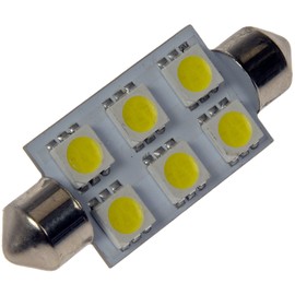 Dorman 212W-SMD 212 White 5050SMD 6LED Bulb Compatible with Select Models