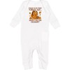 inktastic First Turkey Day Football Thanksgiving Baby Baby Romper Coveralls