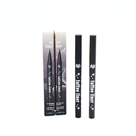 Kat Von D Cosmetics Tattoo Liner Duo Waterproof Liquid Eyeliner Set Trooper Black, Mad Max Brown, 2 Count (Pack of 1)