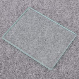 Ausgeglichenes Leder polierglas, 130 x 100 x 8 mm Burnisher Slicker Leder handwerk werkzeuge Ausgeglichenes Lederpolierglas Slicker Burnisher Board zum Glätten und Polieren