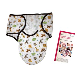 SwaddleMe Cotton SwaddleMe – BP2GJ K Full Body Puck Sack/Jungle