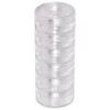 1 Column (6pcs) - Beauticom 10G/10ML Transparent Stackable Jars -