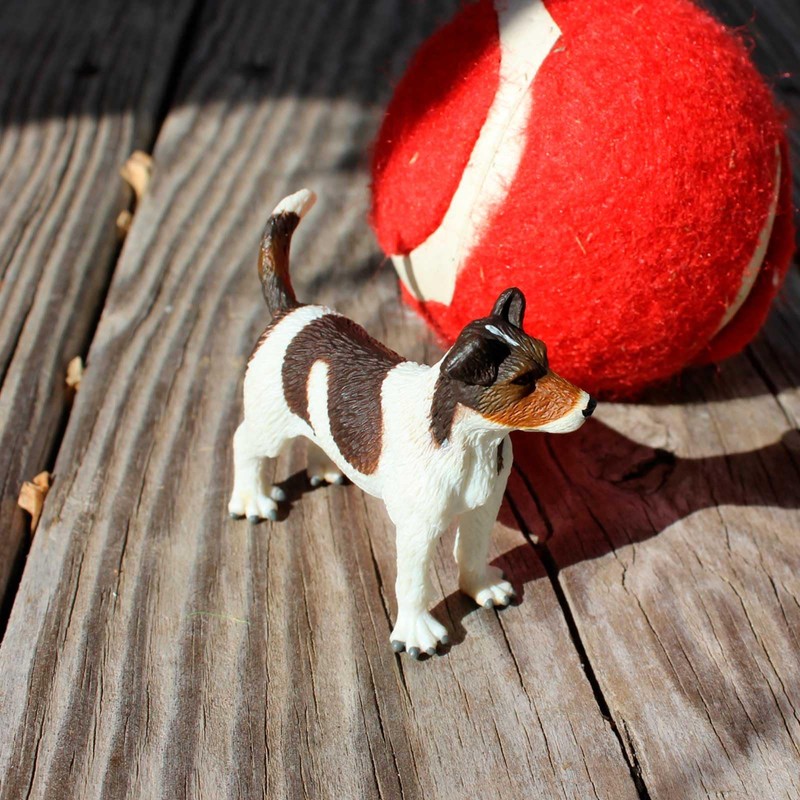 Safari Ltd. Jack Russell Terrier Figurine - Hand-Painted, Lifelike 2.5"