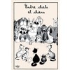 Torchons & Bouchons, Dubout, Entre Chats et Chiens (Between Cats and Dogs) Printed French Kitchen Tea Towel, 100% Cotton