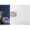 BRINKS – Transitional Keyed Entry Ball Door Knob, Satin Nickel