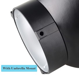 Godox AD-R6 Reflector Approx 7" Standard Bowens Mount Light Modifier for Godox AD400Pro AD600B AD600Pro AD600BM MS200 MS300 SK400II SK300II Strobe Flash Monolight SL60W VL150 SL150W Video Light