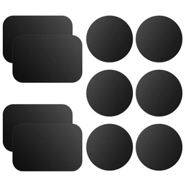 OWLKELA 10 Pcs Mount Metal Plate, Black
