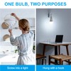 Powfloven E26 Rechargeable Light Bulbs with Remote and USB Charging,