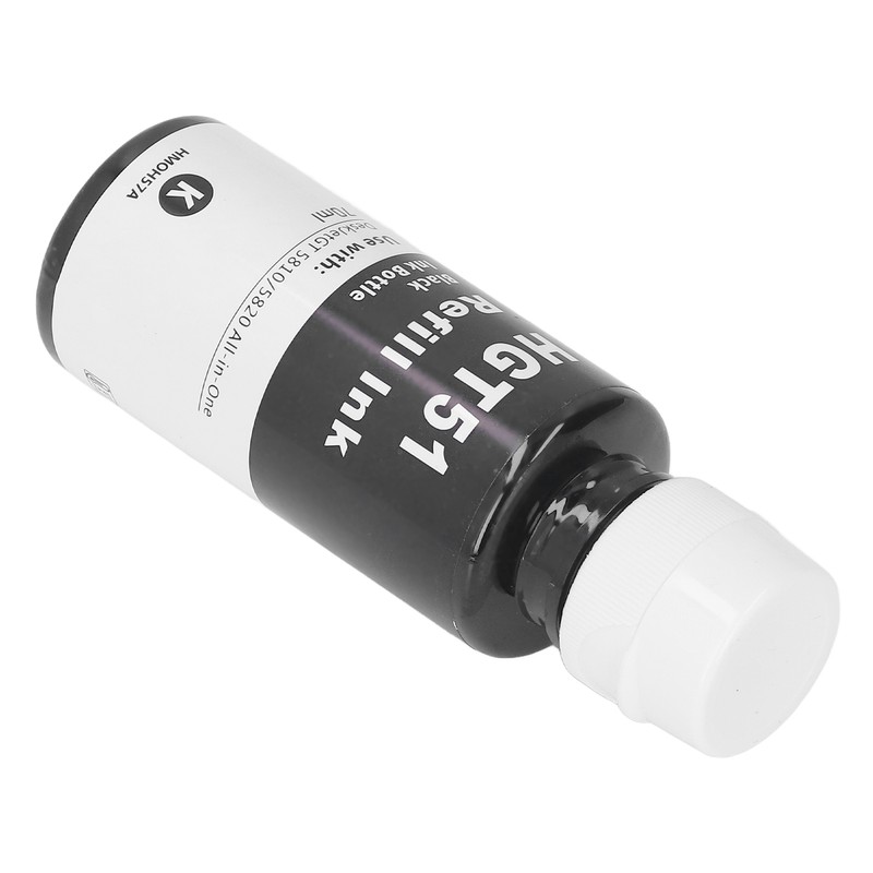 70ML Capacity Refill Ink Bottled Printing Ink Replacement for HP
