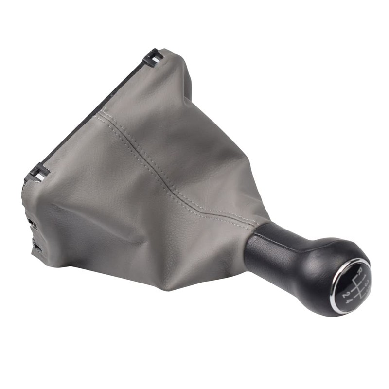 Kakulkomen 5 Speed Gear Stick Shift Knob Leather Boot for