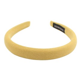 GOMINIMO Twill Pattern Headband (Yellow) OR33-38