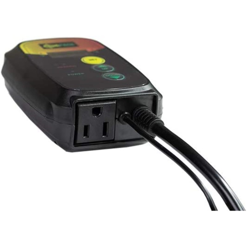 SUNPACK Digital Heat Mat Temperature Controller, Black - Includes Soil