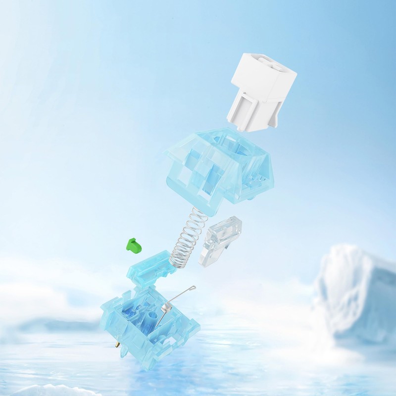 Kailh Arctic Fox Switch Clicky Mechanical Switch Clickies Alternative to