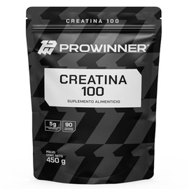 PROWINNER | Creatina 100% Pura en Polvo, Suplemento Alimenticio, 5g de Creatina por Porción, Pre workout, 90 Servicios por Envase, Sobre de 450g