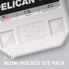 Pelican (ペリカン) ユニ PI-1ポンド-BLU クーラー 1ポンド アイスパック (ホワイト) 1ポンド