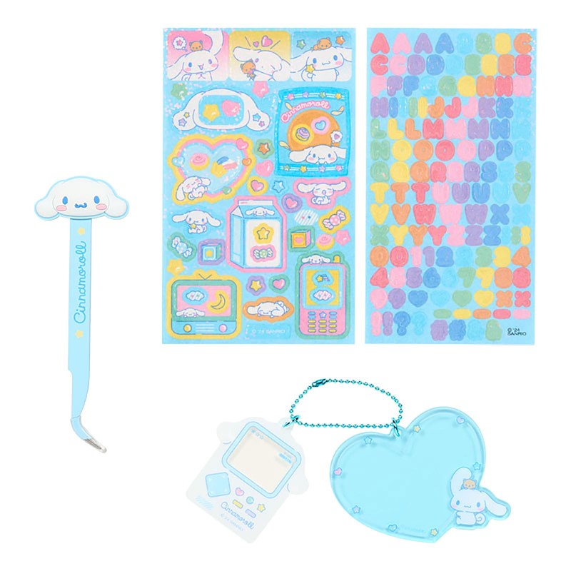 Sanrio 370347 Tweezers & Deco Charm (Enjoy Idol) Cinnamon Roll