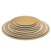 DECORA 0932504 TORTENPLATTEN IM Set Gold/Silber Ø26 cm